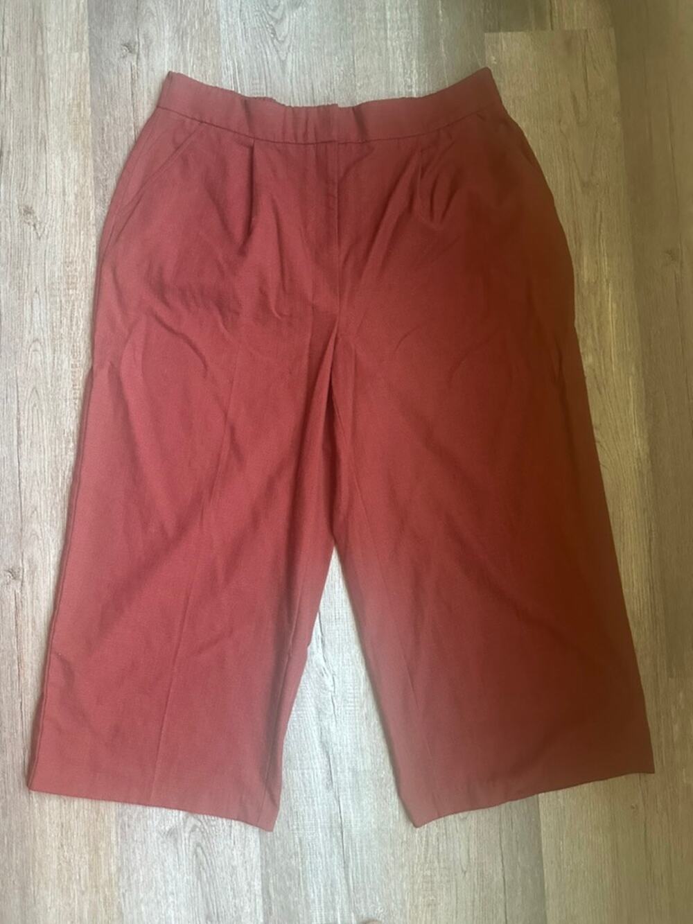 Nine West Wide Leg Cropped Pants Size XL